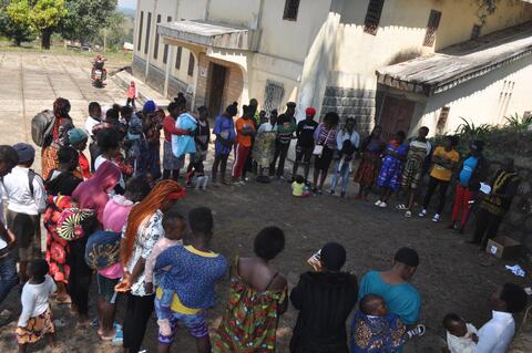 Exercice à camp de Benakuma sur la guérison